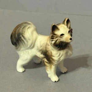 Vintage Collie Figur Welpe Hund Porzellan Geschenk Lassie Fine Bone China Renaker - Bild 1 von 3