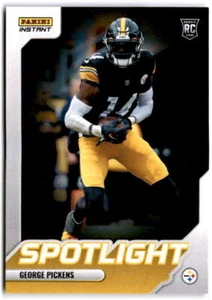 2022 Panini Instant Spotlight Rookies #SR-18 GEORGE PICKENS  RC Steelers  - Picture 1 of 2