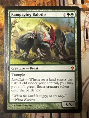 Rampaging Baloths Zendikar  *Oversize* Magic: the Gathering MtG WotC - Image 1 of 2
