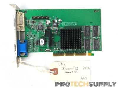 Elsa Synergy III Nvidia Quadro2 MXR 32Mb Video Card GPU with WARRANTY - Image 1 of 4