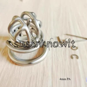 Custom Chastity Lock Pa Lock Cb Lock Male Piercing Abstinence Chastity Cage - Picture 1 of 7