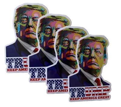 TRUMP RULES Trump Sticker Trump Decal 4 Lot America Great Trump 24 MAGA sticker USA STICKERS