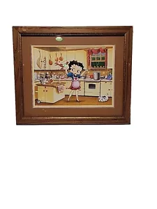 Betty Boop Kitchen Goddess 3456/5000 Limited Edition Lithograph Print Framed - Picture 1 of 10