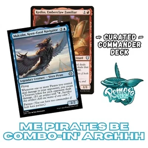 Malcolm, Keen-Eyed Navigator/Kediss, Emberclaw Familiar | Pirate Typal Combo EDH - Picture 1 of 17