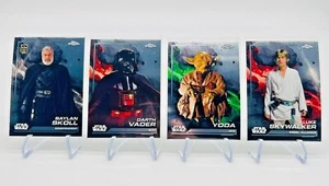 2024 Topps Chrome Star Wars Base & Inserts - PICK A CARD - Complete Your Set! ⭐️ - Picture 1 of 83