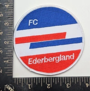FC Ederbergland Patch Red White Blue Soccer Club Germany Team Crest - Picture 1 of 2