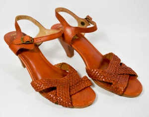 Sandali Sensations Made In Brazil con cinturino in legno e tacco - Marrone - Taglia 8,5M - Foto 1 di 6