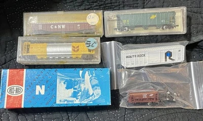 6 Frieght Car Trains C&NW N-Scale #A42 C-7 US Seller - Image 1 of 4