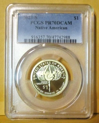 2023-S NATIVE AMERICAN DOLLAR PCGS PR70DCAM - Image 1 of 2