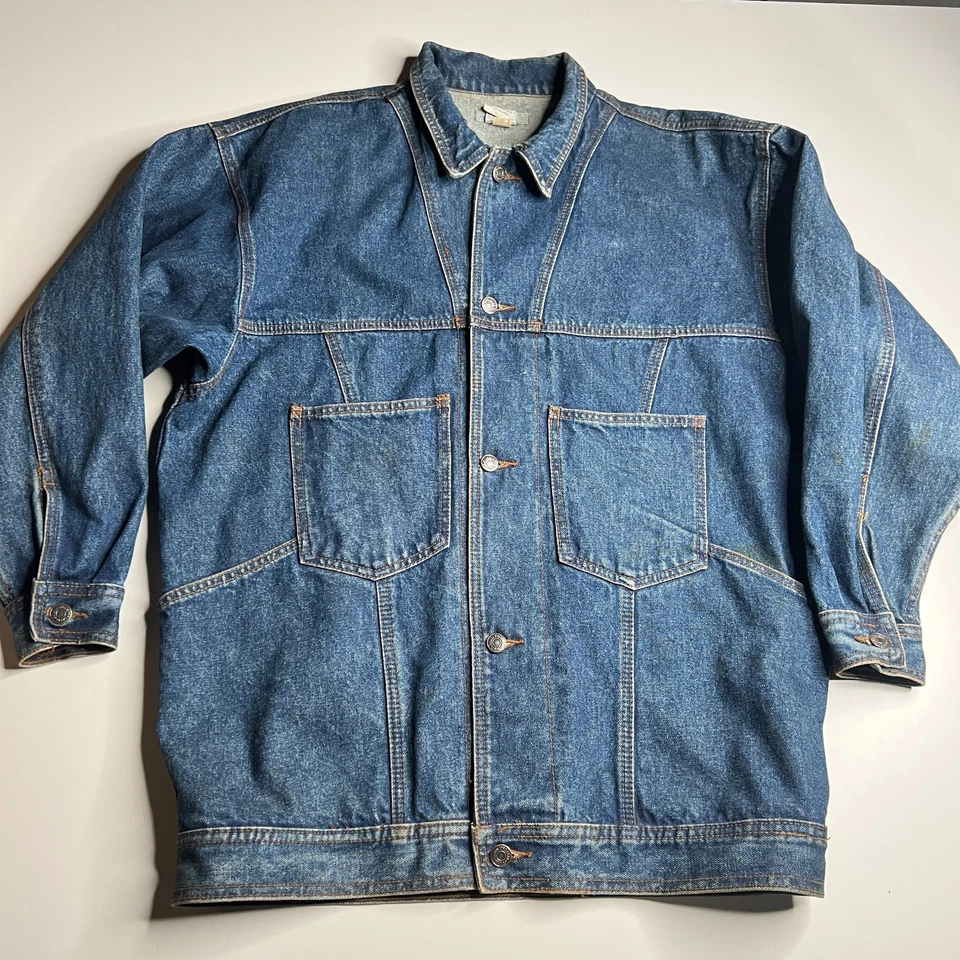 Chaqueta vaquera vintage Jordache años 80 90 hecha en Hong Kong para hombre talla L Foto 1 de 4