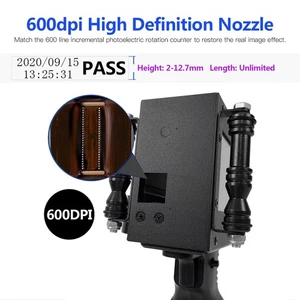 (BlackUS Plug)Printer Portable Inkjet Printer High Definition Inkjet Code CEL - Afbeelding 1 van 12