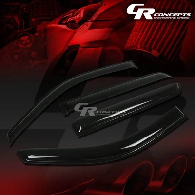 VISERA DE VENTANA DE HUMO/DEFLECTOR DE VIENTO VENTILACIÓN CORTINA DE LLUVIA PARA 07-14 ESCALADE EXT/ESV 6.2 Foto 1 de 4