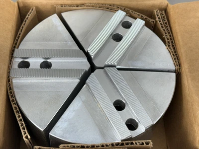 Mordazas redondas de aluminio RKT-6300A 6" x 3" de altura - Hechas en EE. UU. - Kitagawa Foto 1 de 3