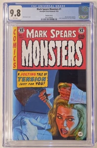 Mark Spears Monsters #1 CGC 9.8 Cover S Crime Suspense Stories #22 Homage - Picture 1 of 1