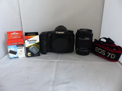 Canon EOS 7D 18 MP. Comes with a Canon 18-55mm Zoom lens. Look good & works fine - Image 1 of 4