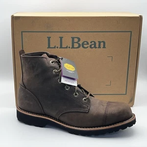 L.L. Bean Bucksport Bota de Trabajo Puntera (Grano de Café) - Talla 10 - Imagen 1 de 10