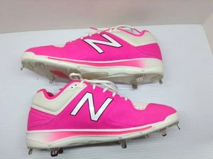 New Balance Rev Lite L3000AP3 Men’s 13 Metal Baseball Cleats Pink/White NEW - Picture 1 of 11