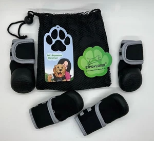 Expawlorer Hundestiefel Größe Small Traktionskontrolle Antirutsch Indoor / Outdoor NEU - Bild 1 von 4