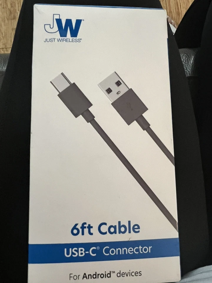 Just Wireless Durable 6 Ft. USB C Connector Premium Wiring for Android Devices - Image 1 of 1