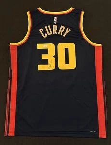 Stephen Curry Signed 2024 Warriors City Jersey Swingman Autographed Auto PSA COA - Picture 1 of 5