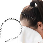 Bandeau femme noir métal spirale printemps cheveux ondulés cerceau de cheveux fer sauvage cerceau de cheveux