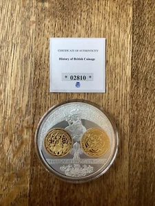 Collectors Coin Double Leopard Silver plated 2013 Windsor Mint - Picture 1 of 2