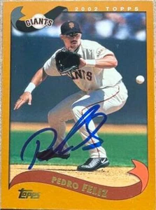 Pedro Feliz Autographed 2002 Topps #569 - Picture 1 of 1