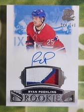 Ryan Poehling 2019-20 Upper Deck The Cup /249 RPA Rookie Patch Auto RC #75