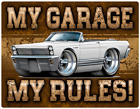 1965 Mercury Comet Convertible My Garage My Rules Wall Art Graphic Sticker