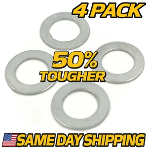 (4 Pack) Thrust Washer Hardened Fits Craftsman Poulan Husqvarna 6266H 532006266 - Picture 1 of 2