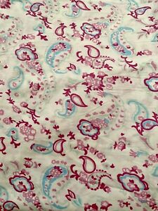 Simply Shabby Chic Pink Paisleys Baby Curtain Panel Pair Set 78" x 54" NEW