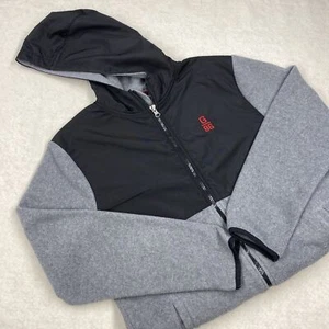 GAP Youth Boys Full Zip Fleeced Running Hooded Jacket Gray Size 2XL 13 Years - Picture 1 of 7