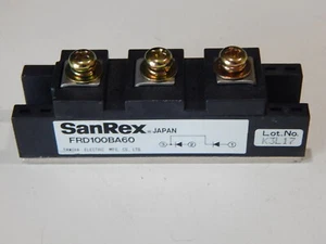 SANREX FRD100BA60 DIODE POWER MODULE - USA SELLER FAST SHIPPING - Picture 1 of 1
