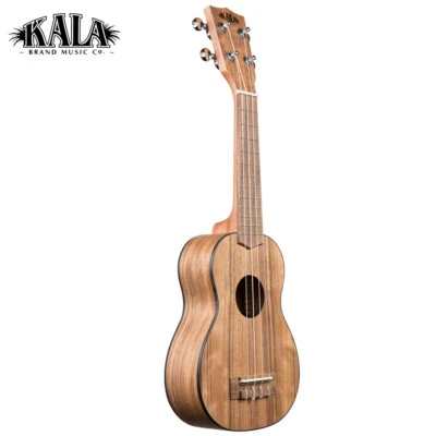 Kala KA-PWS Pacific Walnut Series Soprano Size Ukulele - Light Brown w/ Aquila  - Image 1 of 4
