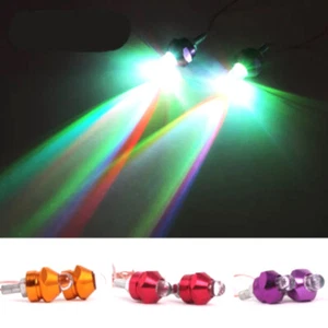 6MM Universal Motorcycle LED License Plate Screw Lamp Bolt Light Colorful 12V - Picture 1 of 11
