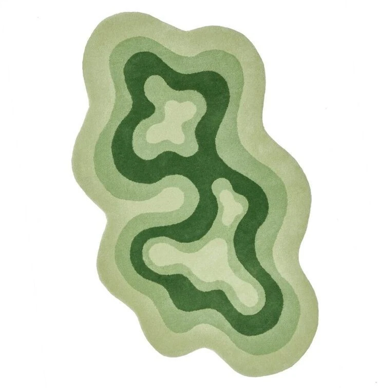 Hand Tufted Carpets Home Leving Geometric carpets new design 5 fit by 7 fit - Image 1 of 1