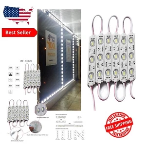 Waterproof 200-Pack 12V LED Module 5730 Lights - Bright White 6000K Illumination - Picture 1 of 9