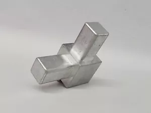 Aluminum 2-way Connector for 3/4" Square Tube - Picture 1 of 1