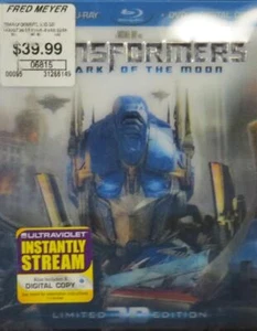 TRANSFORMERS DARK OF THE MOON 3D BLURAY - Picture 1 of 1