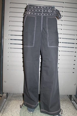 Killah De Miss Sixty Pantalones ADEPT 2928 Negros Vintage Material Ligero - Imagen 1 de 4