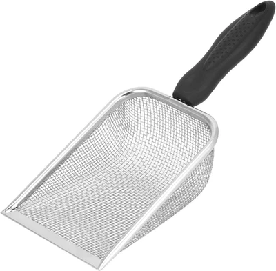 ® Sandsieb Aus Rostfreiem Edelstahl - 2X2Mm Mesh - Metallschaufel Für Hamster Sa - Bild 1 von 4