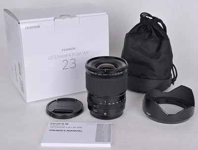 Fuji Fujifilm Fujinon GF 23mm f4 R LM WR Wide Angle Large Format Mirrorless Lens - Image 1 of 4
