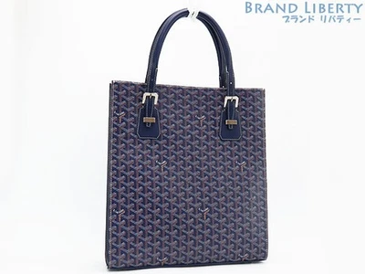 GOYARD Comore GM Azul PVC Cuero Bolso de Mano Bolso de Hombro Foto 1 de 4