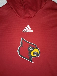 Adidas Louisville Cardinals Hoodie Men's XL Red University Of Louisville NCAA - Picture 1 of 13
