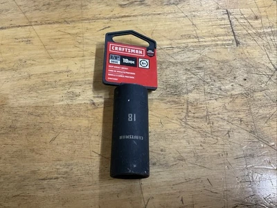 Craftsman Deep Impact Socket, Metric, 3/8-Inch Drive, 19mm, 6 Point, CMMT15907 - Image 1 of 3