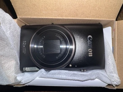 Canon PowerShot ELPH 360 HS Digital Camera 12X Optical Zoom, WiFi, Black