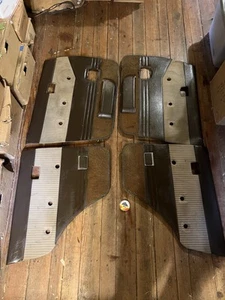 1980-87 Oem Toyota land cruiser FJ60 BROWN Door Panel Set - Picture 1 of 15