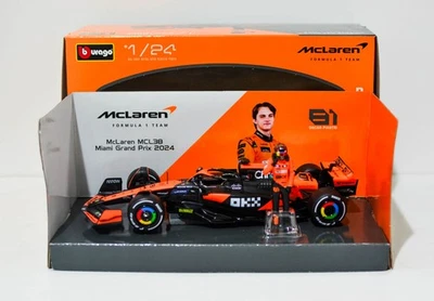 Mclaren 1/24 Scale Diecast Model Formula One Racing Car Team Set - Bburago - image 1 of 4