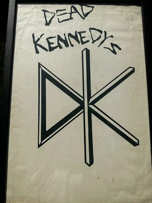 Punk Rock History EARLY Dead Kennedys hand pulled screen print DIY Jello Biafra - Image 1 of 4