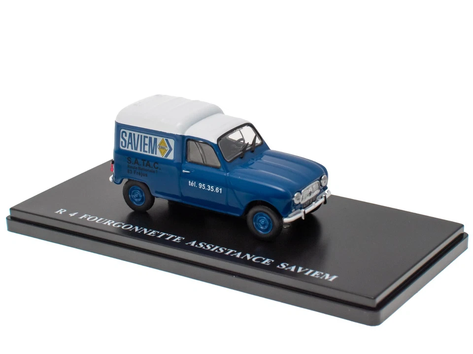 RENAULT R4 4L FOURGONNETTE ASSISTANCE SAVIEM 1967 - 1/43 Camion Utilitaire UTR56 - Photo 1/3